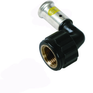 Henc o Gas Pers knie 16x1/ 2 bi +plug (6PKG-1604BP)
