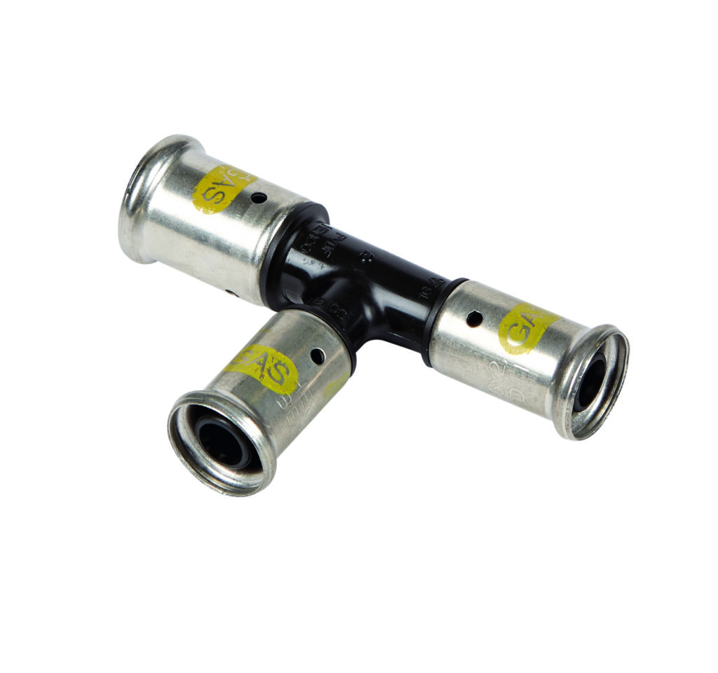 Henc o Gas Pers t-stuk 20x1 6x16 (11PKG-201616)
