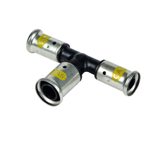 Henc o Gas Pers t-stuk 16x2 0x16 (12PKG-162016)