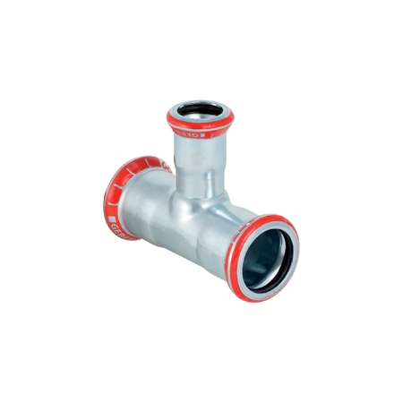 Geberit Mapress C-staal verloop T-stuk 54-35-54 (21225)